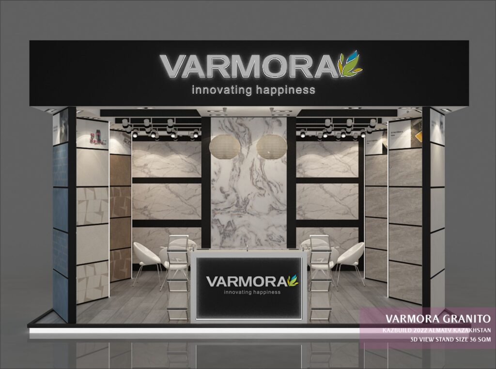 Exhibition stands for varmora granito's